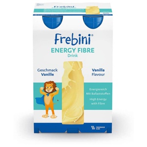 FREBINI Energy Fibre Drink Vanille Trinkflasche Produktbild