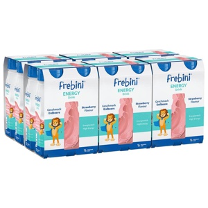 FREBINI Energy Drink Erdbeere Trinkflasche Produktbild