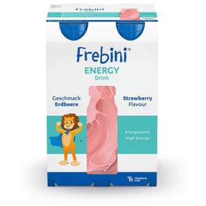 FREBINI Energy Drink Erdbeere Trinkflasche Produktbild