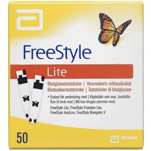 Freestyle Lite Teststrimler, 50 stk. produktbilde