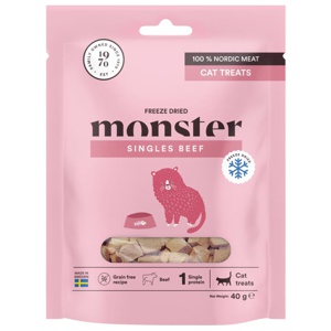 Freeze Dried Cat Treats Beef - 45 g produkt bild