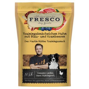 FRESCO Martin Rütter Trainingsknöchelchen Huhn mit Blaubeeren und Produktbild