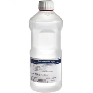 Natriumklorid 9mg/ml Helleflaske 1000 ml produktbilde