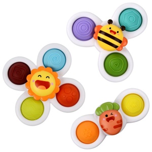 Fresh Kid Spinner Toys Cute Garden 3-pack produkt bild