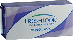 Freshlook Colorblends Färglins blue utan styrka 1 par produkt bild