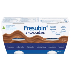 Fresubin 2 kcal Crème næringskrem sjokoladesmak 4x125 g produktbilde