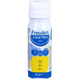 Fresubin 2 kcal fibre Drink Lemon Trinkflasche, 4X200 ml Lösung Produktbild