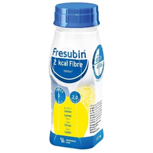 Fresubin 2 kcal Fibre Drink næringsdrikk sitron 4x200 ml produktbilde
