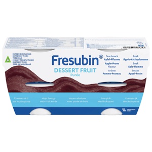Fresubin Dessert Fruit næringspuré eple-sviske 4X125 g produktbilde