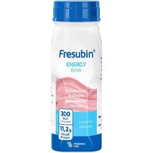 Fresubin Energy Drink Jordbær 4x200ml produktbilde
