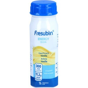 Fresubin Energy Drink Vanille Trinkflasche, 4X200 ml Lösung Produktbild