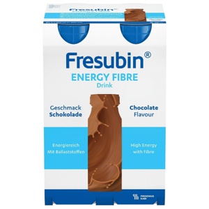 Fresubin Energy Fibre Drink Sjokolade 4x200 ml produktbilde