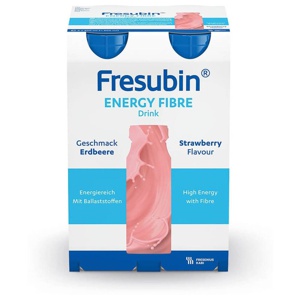 FRESUBIN ENERGY Fibre DRINK Erdbeere Trinkflasche Produktbild