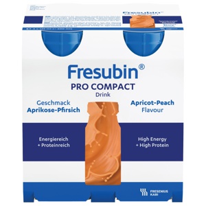 Fresubin Pro Compact Drink næringsdrikk aprikos/fersken 4x125 ml produktbilde