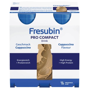 Fresubin Pro Compact Drink næringsdrikk cappuccino 4x125 ml produktbilde