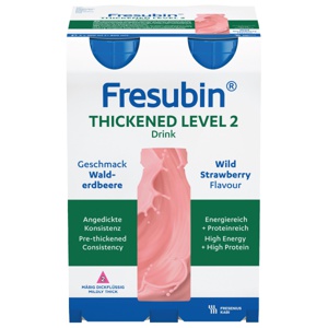 Fresubin Thickened Level 2 næringsdrikk markjordbær 4x200 ml produktbilde