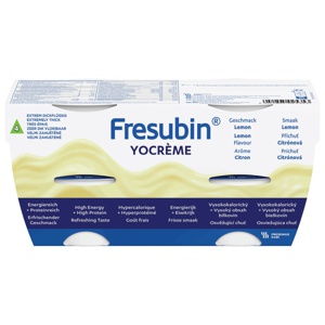 Fresubin YOcrème næringskrem sitron 4x125 ml produktbilde