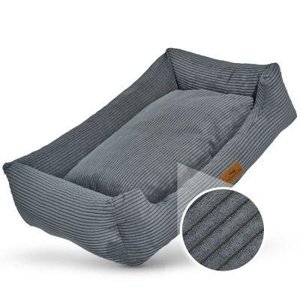 Freudentier Orthopädisches Hundebett aus stilvollem Cord M Produktbild
