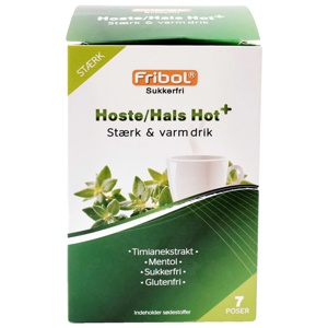 Fribol Varmdrikk Hoste/Hals Hot+ 7 x 6 g produktbilde
