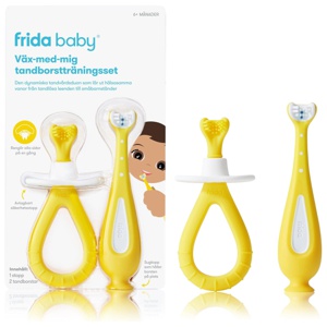 Frida Baby Väx-med-mig tandborstträningsset produkt bild