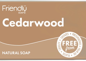 Friendly Soap Cedarwood Soap 95g product image