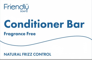 Friendly Soap Conditioner Bar Fragrance Free 90g product image