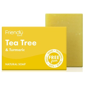 Friendly Soap Tvål Tea Tree & Turmeric 95g produkt bild