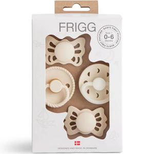 FRIGG 4-pack Baby's First pacifier Moonlight sailing Cream Size 1 produkt bild