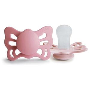 FRIGG Butterfly Anatomical Silikon Strl 1 Cedar/Baby Pink 2-pack produkt bild