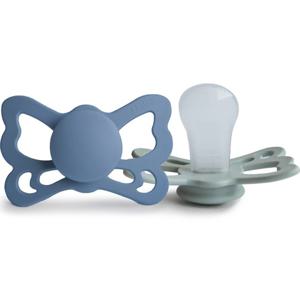 FRIGG Butterfly Anatomisk Silikon 2-pack (Ocean View/Sage) Storlek 2 produkt bild
