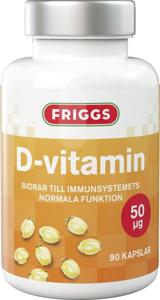 Friggs D-vitamin 90 kapslar 50 µg produkt bild
