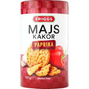 Friggs Majskakor Paprika 125 g produkt bild