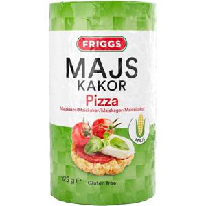 Friggs Majskakor Pizza 125 g produkt bild