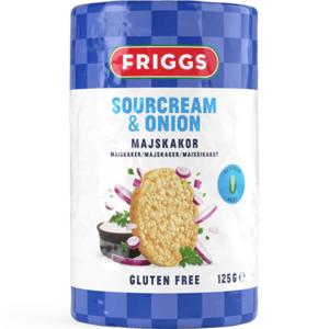 Friggs Majskakor Sourcream & Onion 125 g produkt bild