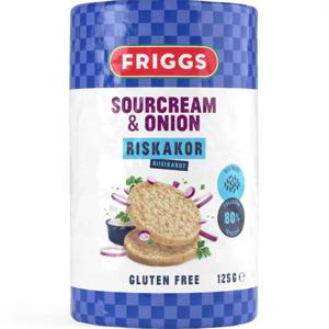 Friggs Riskakor Sourcream & Onion 125 g produkt bild