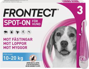 Frontect 10-20 kg, spot-on, lösning 3 x 2 ml produkt bild