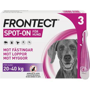 Frontect 20-40 kg, spot-on, lösning, 3 X 4 ml produkt bild