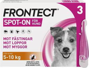 Frontect 5-10 kg, spot-on, lösning 3 x 1 ml produkt bild