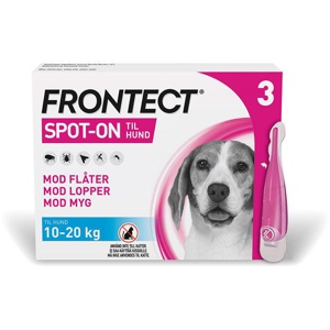 Frontect Spot On til hunde, 10-20 kg - 3 pipetter produktbillede
