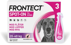 Frontect Spot On til hunde, 20-40 kg - 3 pipetter produktbillede