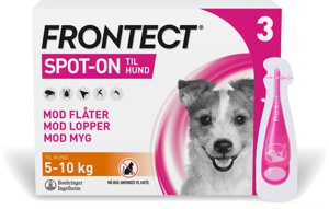 Frontect Spot On til hunde, 5-10 kg - 3 pipetter produktbillede