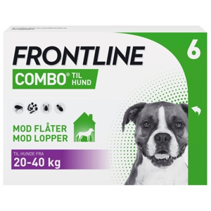 Frontline Combo Vet hund 20-40 kg 6 X 2,68 ml produktbillede