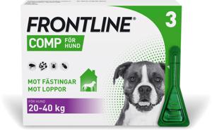 Frontline Comp, spot-on, lösning 268 mg/241,2 mg 3 x 2,68 ml produkt bild