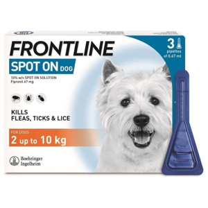 Frontline Plus Spot On Small Dog Pipettes - 6 product image