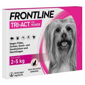 FRONTLINE Tri-Act Lsg.z.Auftropfen f.Hunde 2-5 kg Produktbild