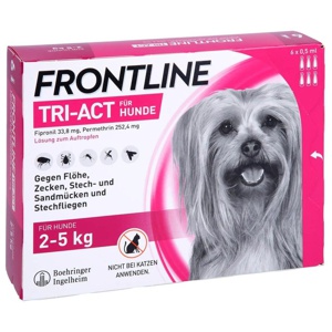 FRONTLINE Tri-Act Lsg.z.Auftropfen f.Hunde 2-5 kg Produktbild