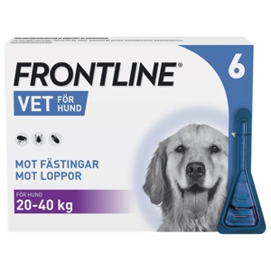 Frontline vet. spot-on, lösning 100 mg/ml, 6 x 2,68 ml produkt bild