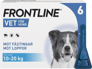 Frontline vet. spot-on, lösning 100 mg/ml 6 x 1,34 ml produkt bild