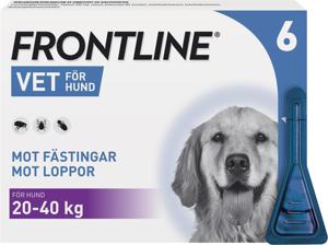 Frontline vet. spot-on, lösning 100 mg/ml 6 x 2,68 ml produkt bild