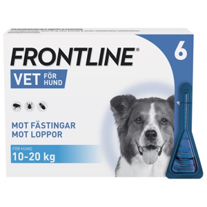 Frontline Vet 100mg/ml Spot-On 6 x 1,34 ml produkt bild